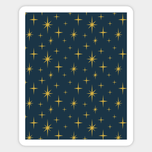 Atomic Starburst Navy, Mustard Magnet